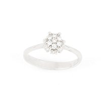 Anello Zorzan Gioielli Donna in Oro bianco Diamante 0.10 Ct ANPZ3052 - ANPZ3052